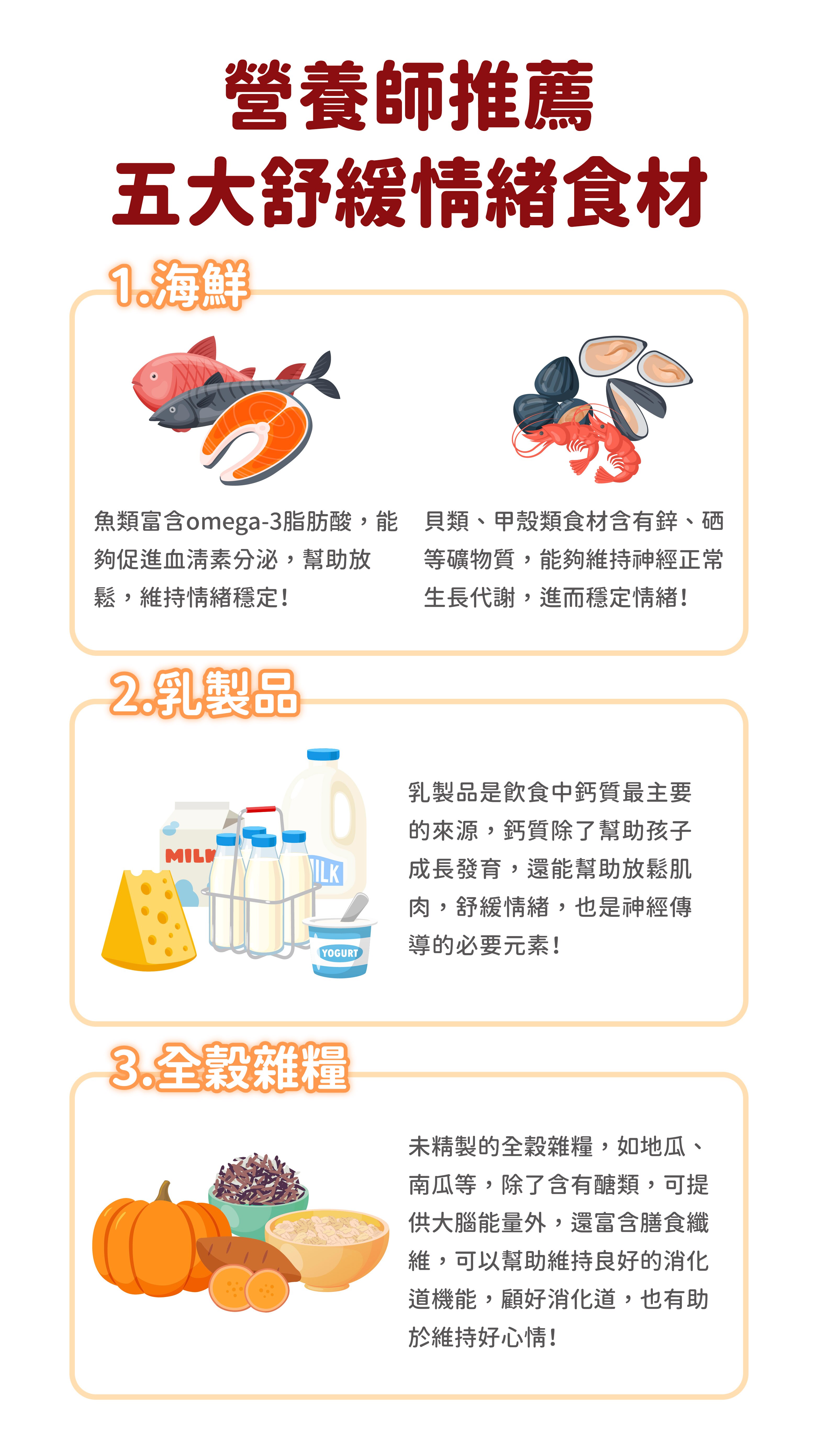 『吃』出穩定情緒營養師推薦食材搶先看！